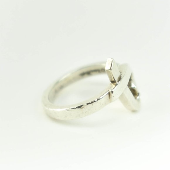 TIFFANY & CO Silver Loving Heart Ring (ms) - Picture 2 of 7